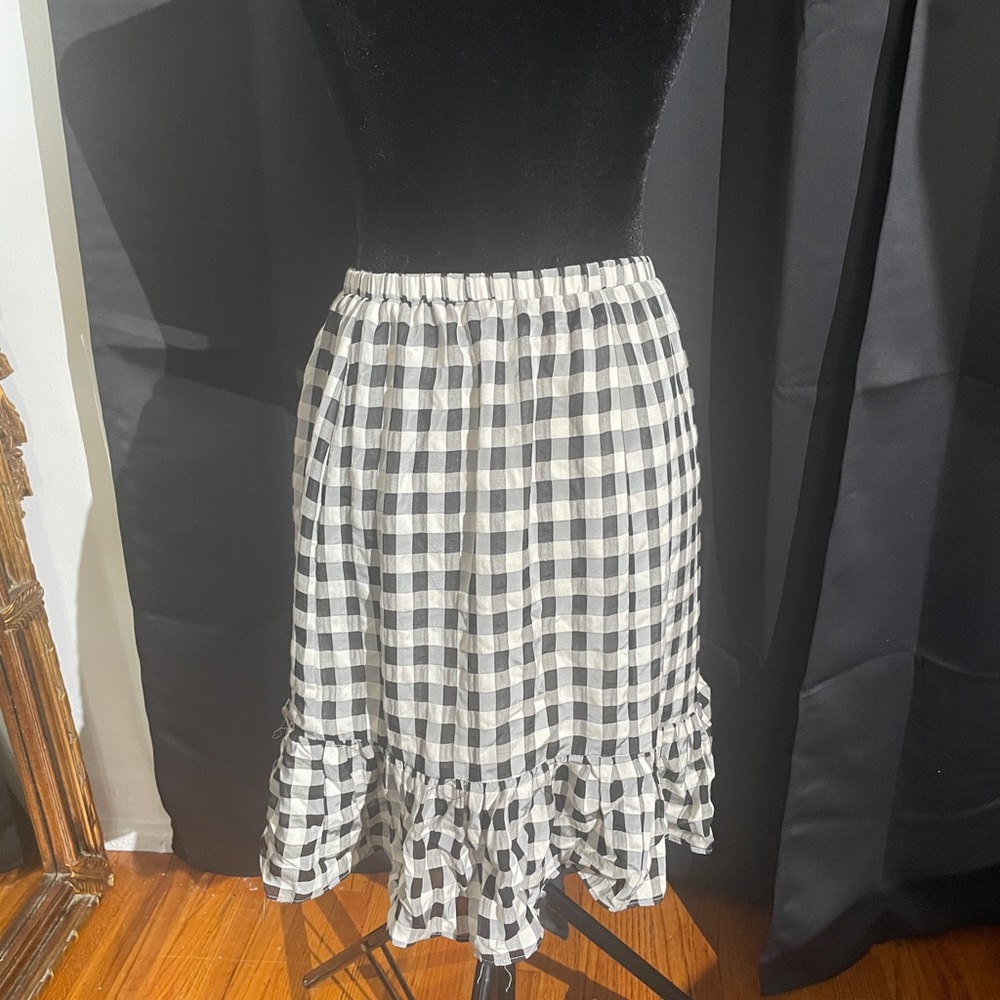 Cosmopolitan Gingham Ruffle Skirt - image 3